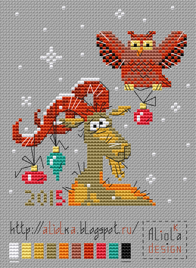 Козел и филин с шариками от Aliolka