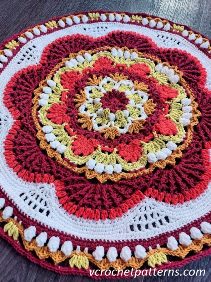 Овен. Мандала крючком