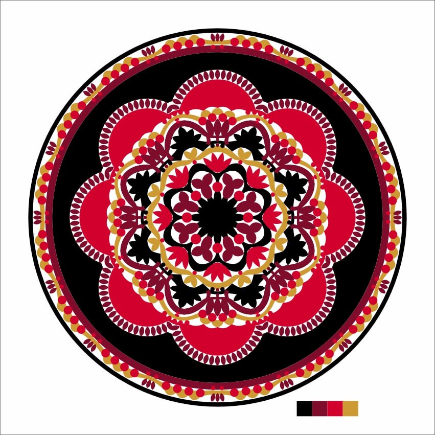 Расклад на 4 цвета для мандалы Овна