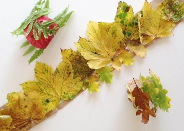 Поделки с осенними листьями — 5 ноябрьских идей
