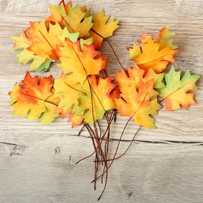 Осенние листья из ткани своими руками. Мастер-класс