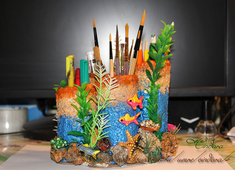 Подставка для карандашей от Cindara в виде кораллового рифа