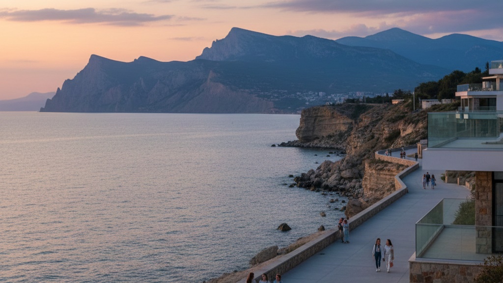 Прогулки по морскому побережью Крыма