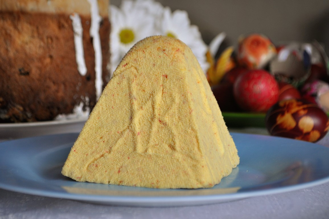 Рецепт творожной шафрановой пасхи