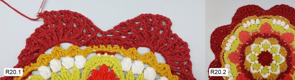 Фото к Ряду 20 Мандалы крючком Овна