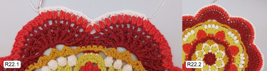 Фото к Ряду 22 Мандалы крючком Овна