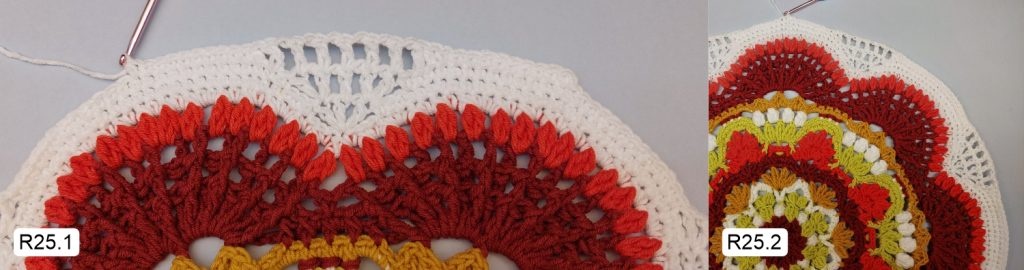 Фото к Ряду 25 Мандалы крючком Овна