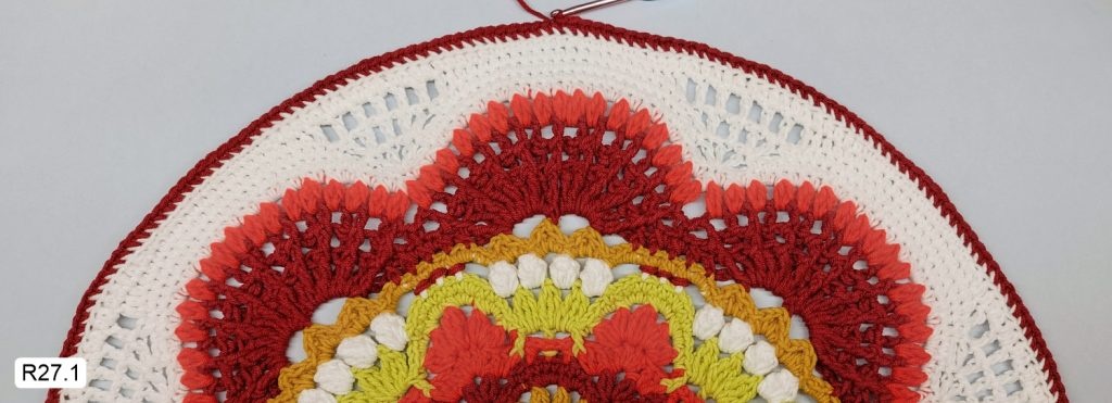 Фото к Ряду 27 Мандалы крючком Овна