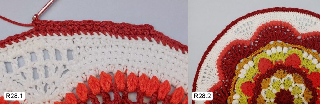 Фото к Ряду 28 Мандалы крючком Овна