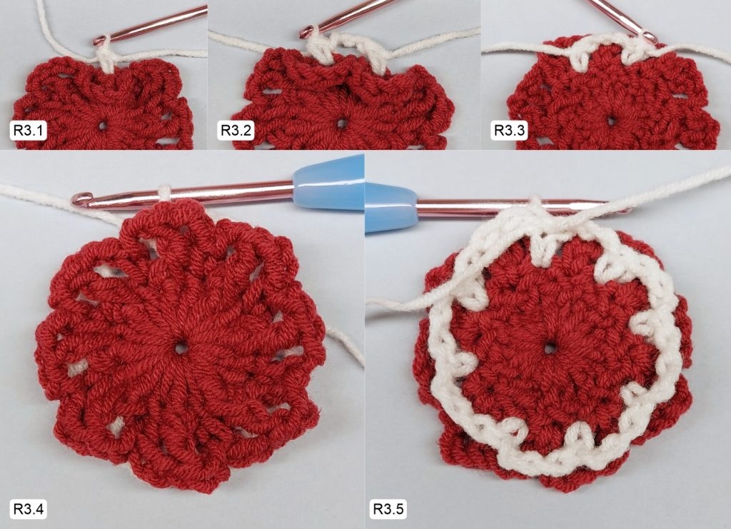 Фото к Ряду 3 Мандалы крючком Овна