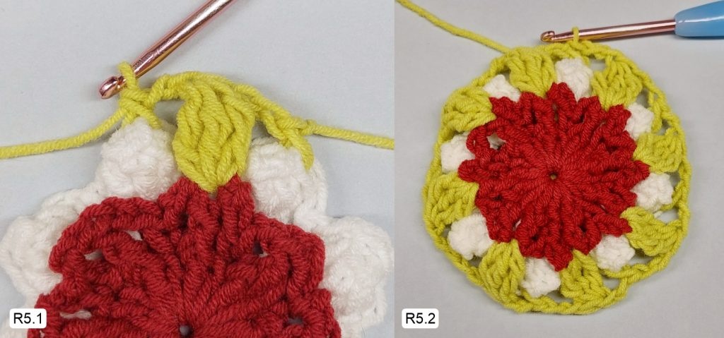 Фото к Ряду 5 Мандалы крючком Овна