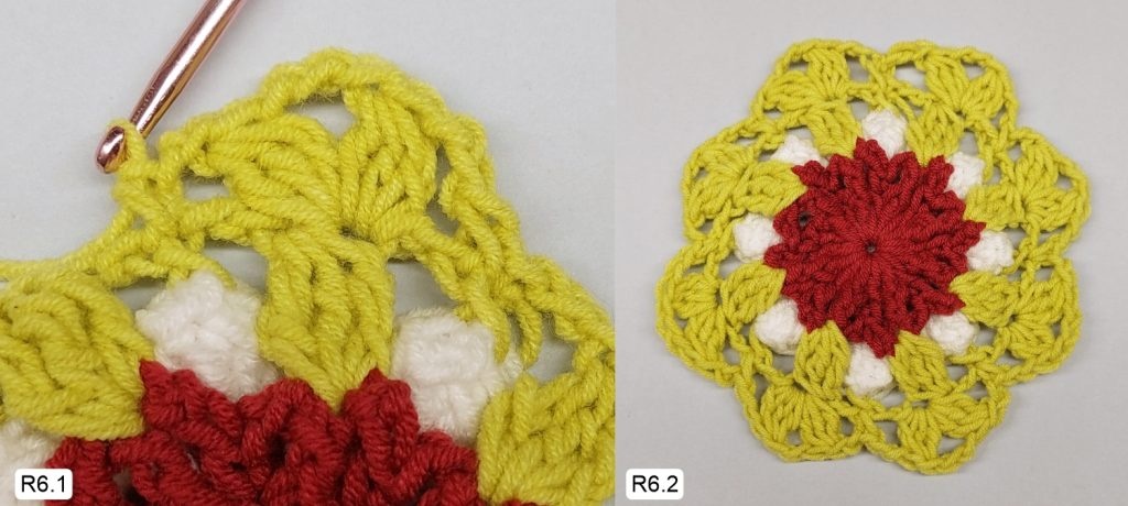 Фото к Ряду 6 Мандалы крючком Овна