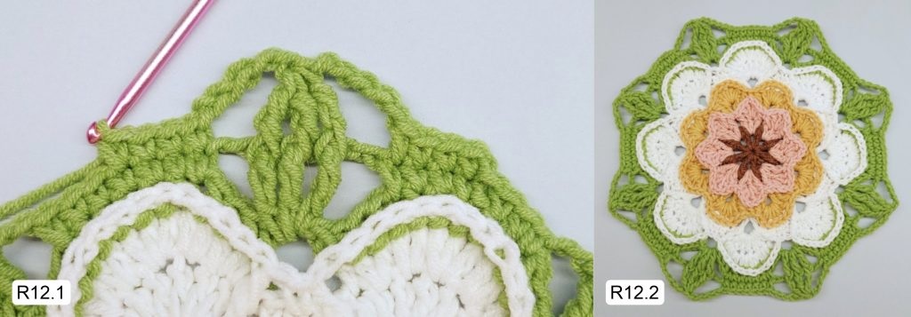 Фото к Ряду 12 Мандалы крючком Тельца