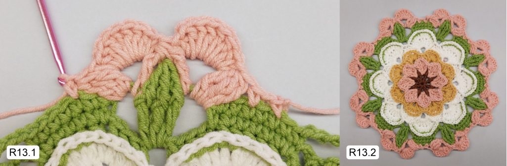 Фото к Ряду 13 Мандалы крючком Тельца