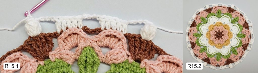 Фото к Ряду 15 Мандалы крючком Тельца