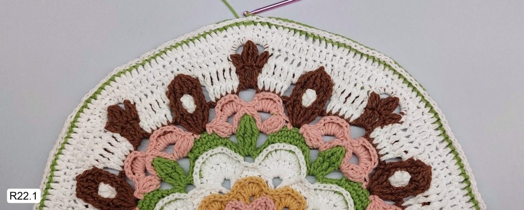 Фото к Ряду 22 Мандалы крючком Тельца