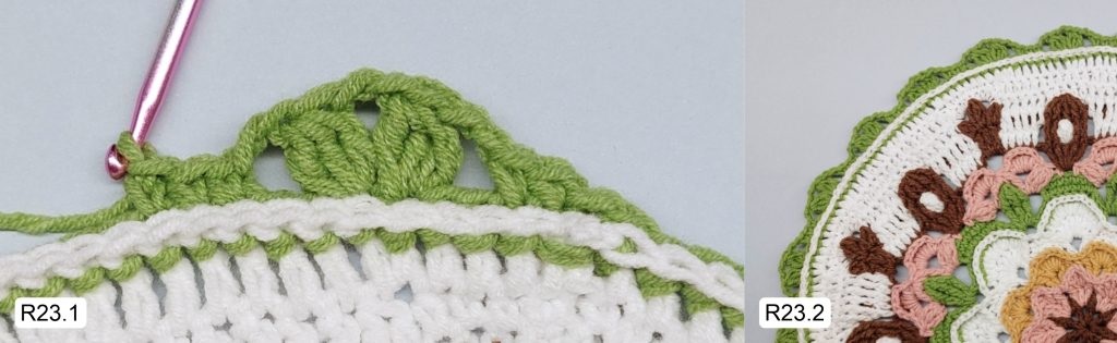 Фото к Ряду 23 Мандалы крючком Тельца