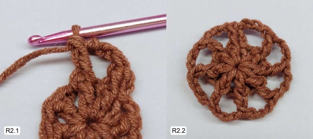 Фото к Ряду 2 Мандалы крючком Тельца