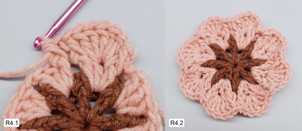 Фото к Ряду 4 Мандалы крючком Тельца